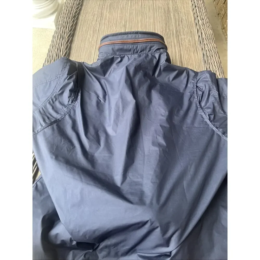 Vintage Polo Ralph Lauren Jacket Men’s M Navy Blue Harrington Full Zip Pockets